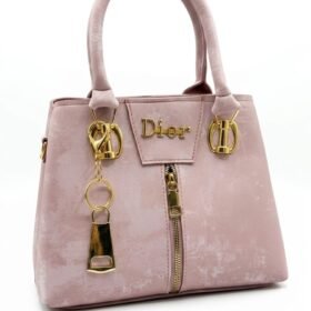 Blush Pink Structured Tote