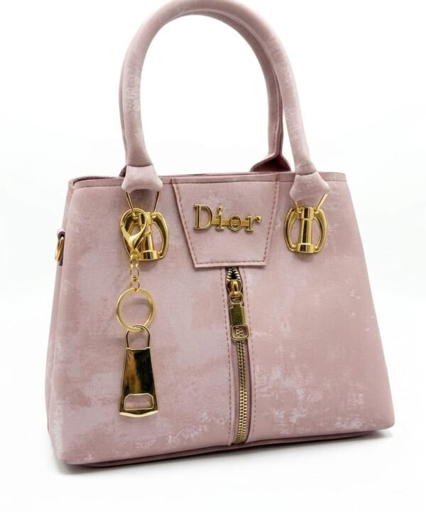 Blush Pink Structured Tote