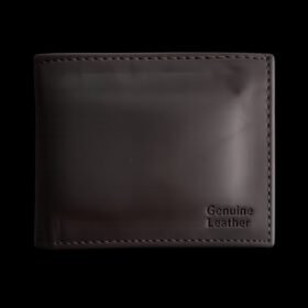 Brown Genuine Leather Bifold Wallet