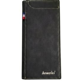 Boweisi Vertical Bifold Clutch Wallet