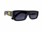 Classic Black Luxury Rectangle Sunglasses