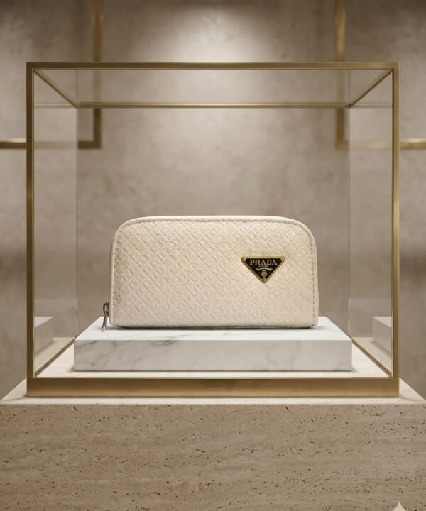 Classic Cream Quilted Purse