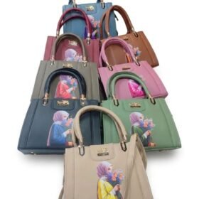 Rosa Bloom Hijabi Girl Printed Handbag